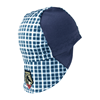 Blue Plaid FR Cotton Welding Cap